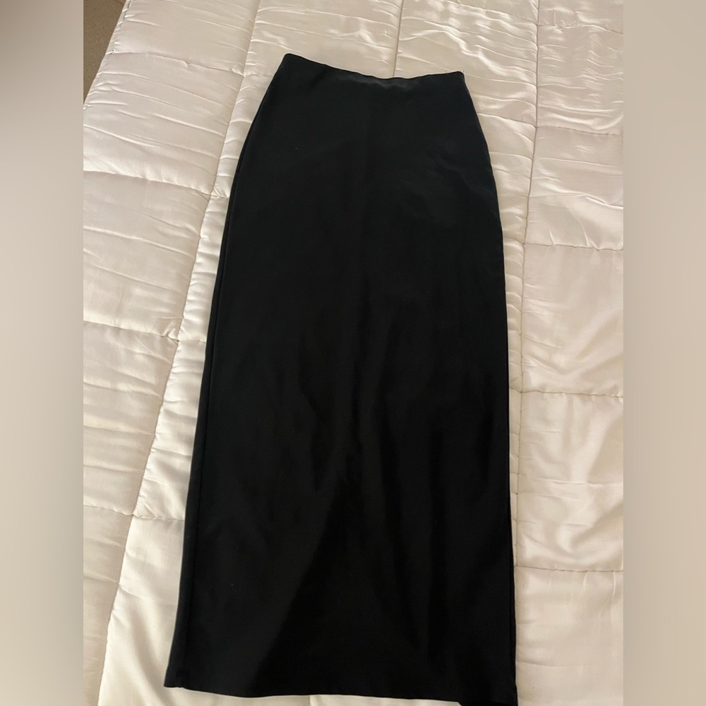 Perseption Black Maxi Skirt